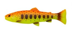 Nástraha 3D Craft Trout Pulsetail 16cm 53g Golden Ambulance